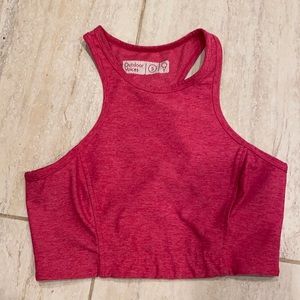 Outdoor Voices Heathered Pink Sports Bra